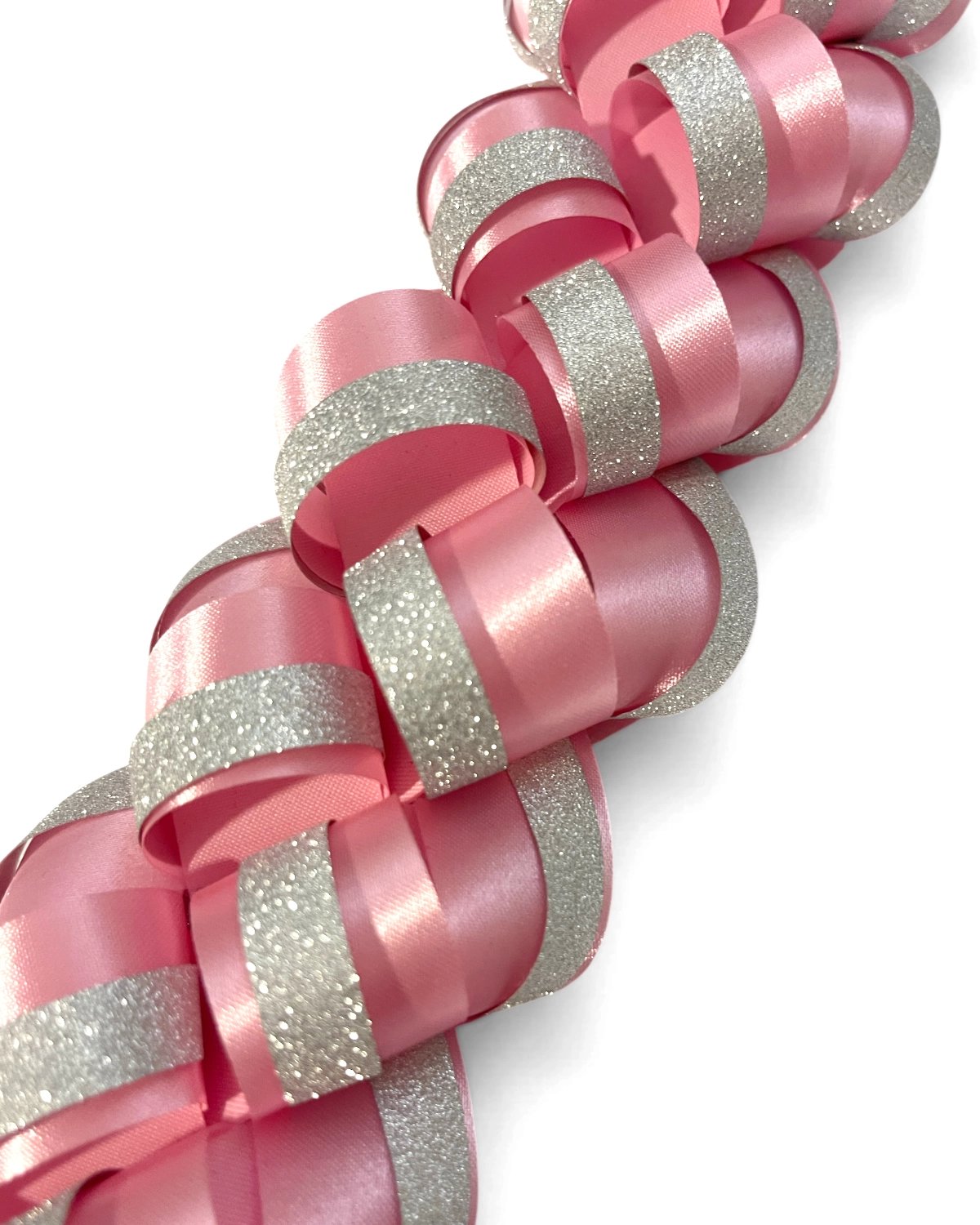 Bubble Military Braid – Premade Homecoming Mum Braid detail 2