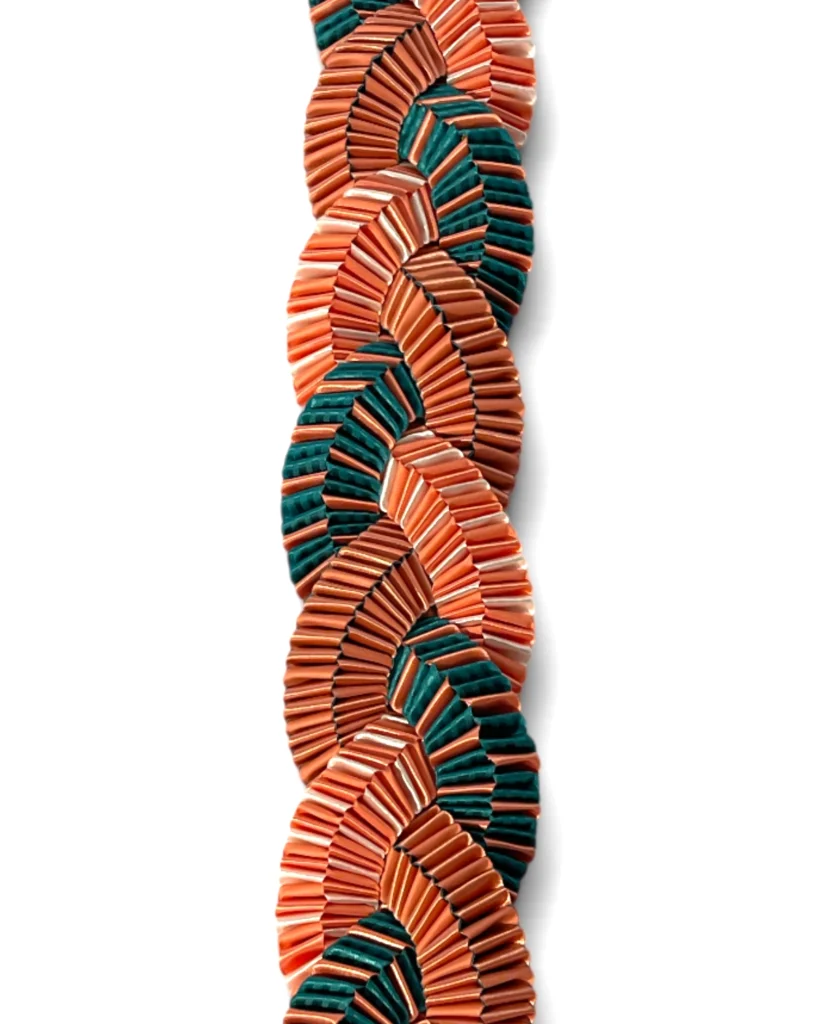 5/8" Triple Twisted Love Braid – Premade Homecoming Mum Braid
